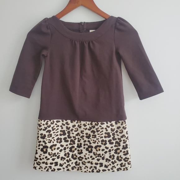 Gymboree Other - 3/$25 Gymboree leopard bottom cotton spandex shift dress size 7